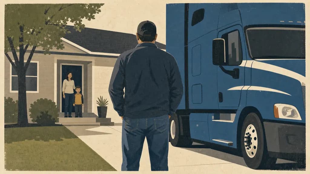 Featured image illustrating "Life Insurance for Truck Drivers: What Underwriters Actually Check Before You're Approved"